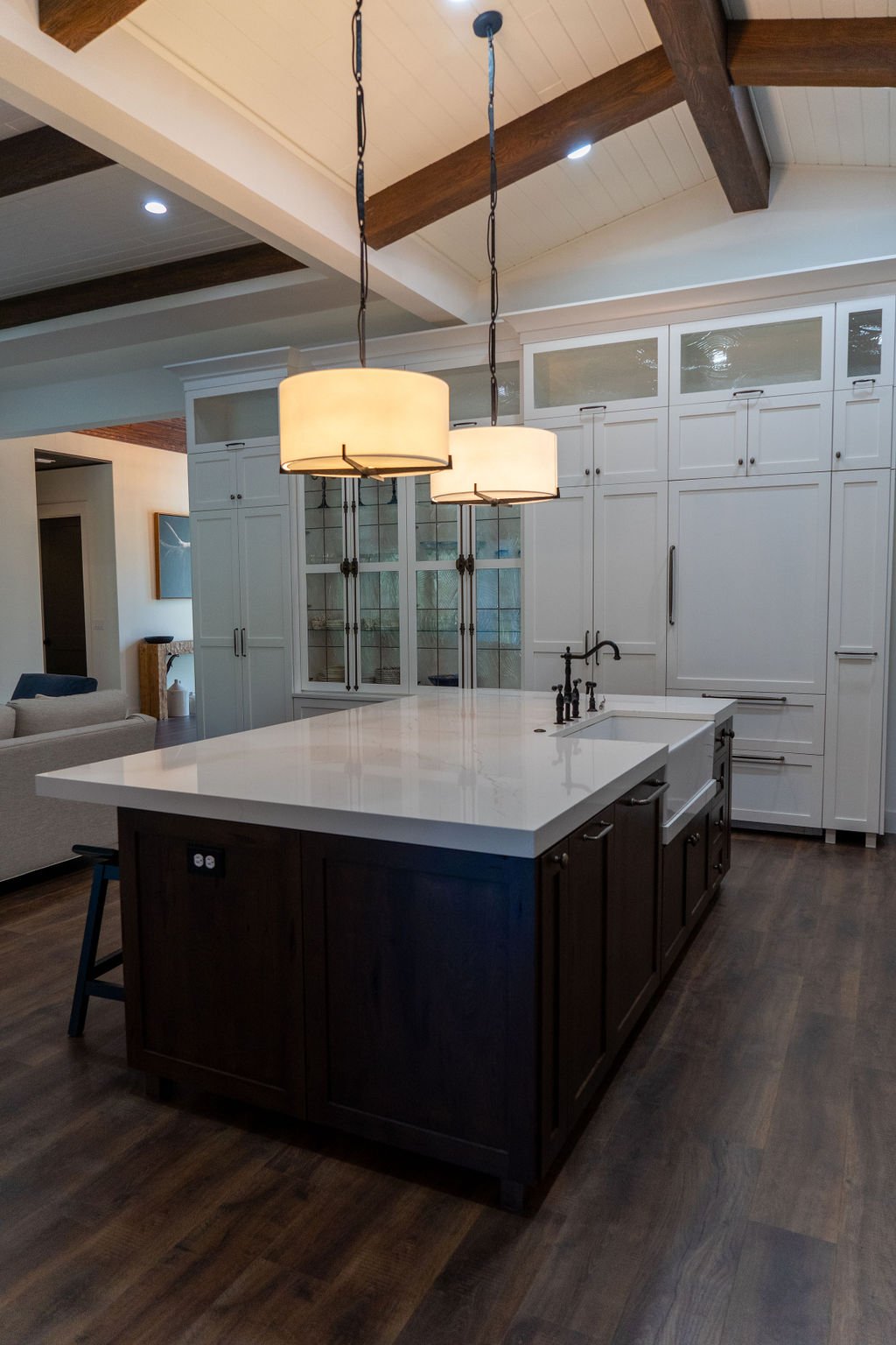 Modern farmhouse estate — interior, built by Great Oaks General Contractors