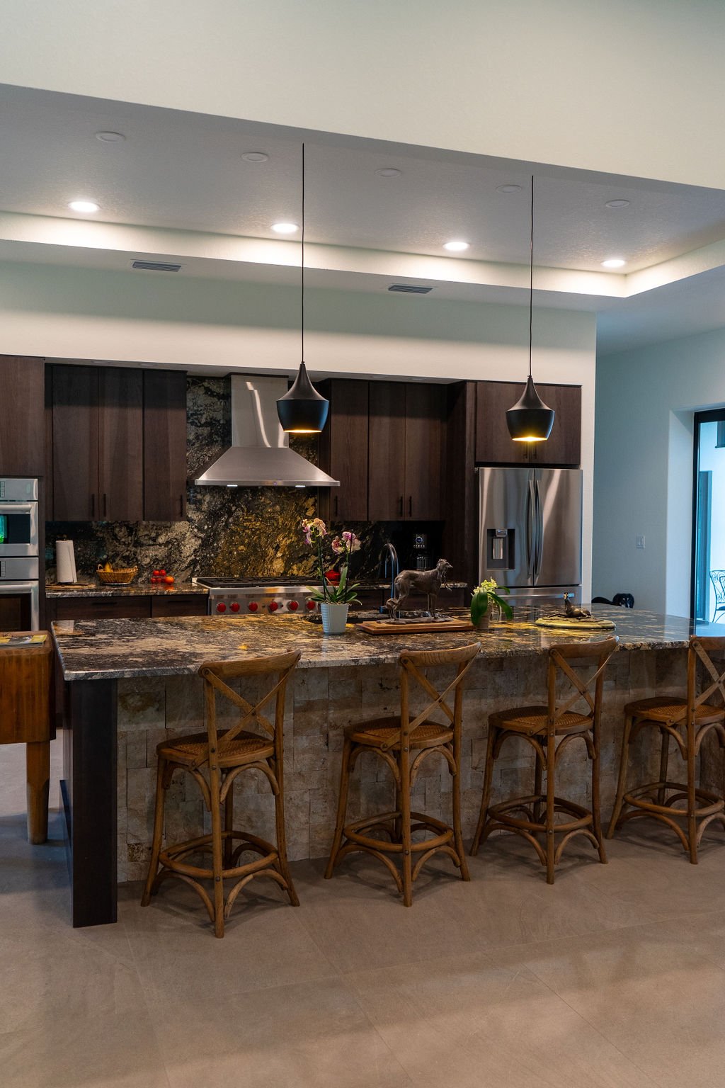 Contemporary residence — interior, built by Great Oaks General Contractors