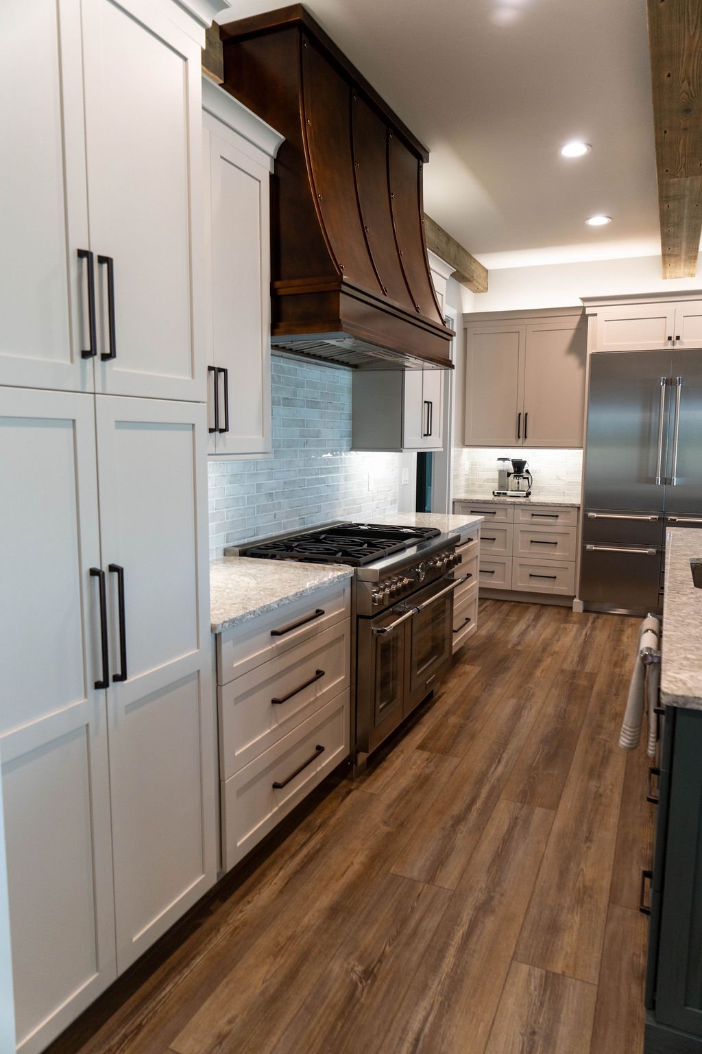 Elevated coastal residence — interior, built by Great Oaks General Contractors
