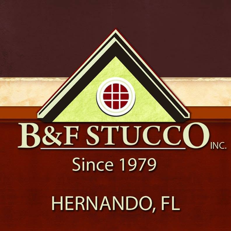 B & F Stucco logo