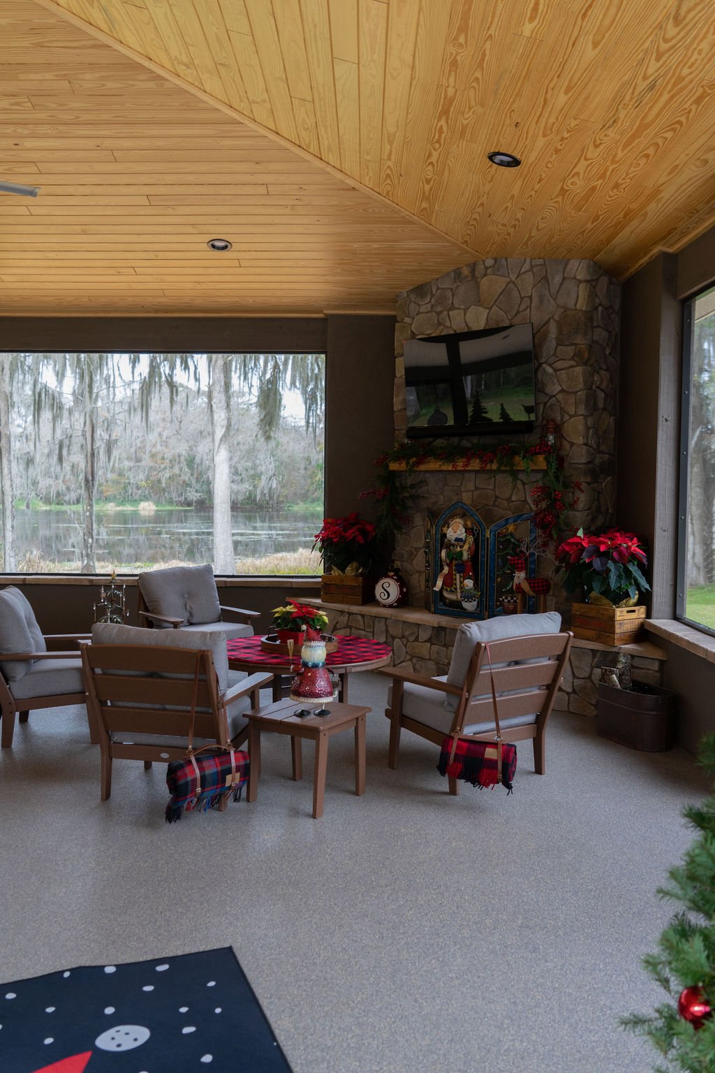 Outdoor living — interior, built by Great Oaks General Contractors