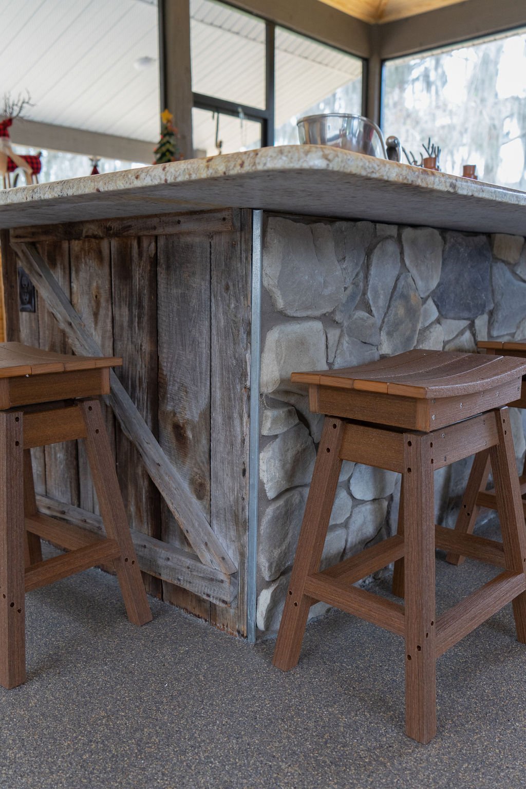 Outdoor living — interior, built by Great Oaks General Contractors